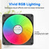 ELUTENG 7 3 1100/1300/1500 USB Computer Cooling Fan with Color RGB Lighting, Speed Controller RPM Small Exhaust Fan