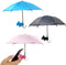 3 Pcs Phone Umbrella Cell, Outdoor Sun Phone Umbrella with Suction Cup Stand, Adjustable Piggy Suction Cup Sunshade