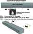 Speaker Wall Mount for Samsung, Sony, Vizio, Roku, and More, Mounting Brackets for Satellite Speakers