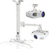 Solarsea Ceiling Projector Mount, Universal Height Adjustable with 25.5-inch Expansion Arm, Suitable for