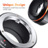 K&F Concept MD to NEX Lens Mount Adapter for Minolta MD MC Lens to NEX E Mount Cameras for Sony A6000 A6400