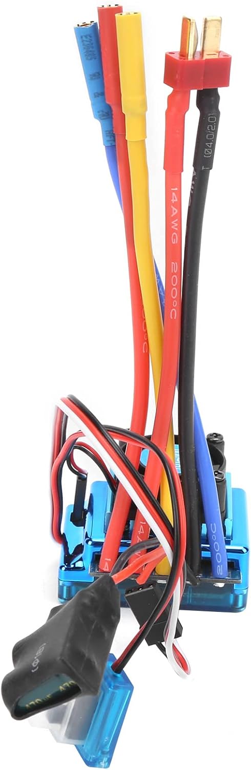 Mrisata Parts,120A 1/10 1/12 RC Brushless ESC RC Car Brushless ESC Electric Speed Controller for Remote Control Car