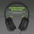LORELEI E5 Wired Headphones for Kids - Foldable, Tangle-Free Nylon Wire, 3.5mm Jack, Stereo On-Ear (Space Black)