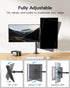 HUANUO Dual Monitor Mount for 2 Monitors up to 30 inches, Heavy Duty Stand with Adjustable Arm