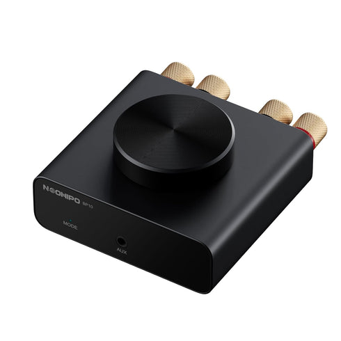 Mini Bluetooth Amplifier for Passive Speakers, Home Audio Receiver & Amplifier, 50W+50W Stereo, AUX/Bluetooth Input,