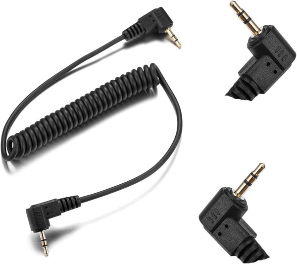 2.5mm-C1 Camera Remote Control Shutter Release Cable for Canon T6i, T6S, T5, T5i, T4i, T3i, T3, T2i, T1i, XT, XTi, XSi,