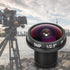 T angxi 1.88mm 5MP 180 M12x0.5 1/3inch 1/4inch Chipsets/with F2.0 Mini Fisheye Camera Lens, HD Wide Angle Thread CCTV