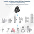 FANAUE Magnetic Car Mount for RAM Mount B Size Ball Head - Magnetic Phone Holder for 4.7-7.5" Smartphones