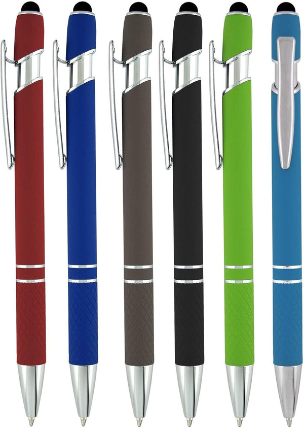 2-in-1 Stylus Ballpoint Pen for Touch Screens - Universal Pens for iPad, iPhone, Android - Multi-Use Ballpoint Tip
