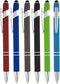 2-in-1 Stylus Ballpoint Pen for Touch Screens - Universal Pens for iPad, iPhone, Android - Multi-Use Ballpoint Tip