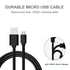 5FT Micro USB Charger Cable Cord, Replacement for HyperX Cloud Flight, Corsair Void, Razer BlackShark V2 Pro, Headsets