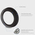 Haoge Metal Lens Hood for Nikon NIKKOR Z 40mm f/2, Z 28mm f/2.8, Z 28mm f/2.8 (SE) Lens,Screw Hood, Compatible with 52mm UV Filters and 52mm Lens Cap