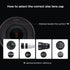 K&F Concept 40.5mm Lens Cap Cover, 4-in-1 Center Pinch Lens Cover + Anti-Loss Keeper Leash + Microfiber Cleaning Cloth Kits Compatible with Nikon, Canon, Sony, Fujifilm Camera Lenses