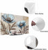 Yukro 85 Inch, 74"x42" Blue Broccoli Indoor TV Dust Cover, Rustic Farmhouse Floral Retro Brown Plant Elastic TV