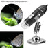 USB Microscope, 50X-500X 0.3MP LED Magnifier for Computer, Holder for Industrial PCB Checking, Jewelry Appraisal