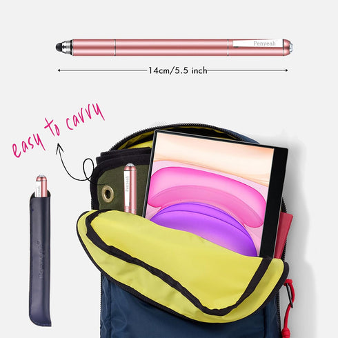 Penyeah Sparkling Diamond Stylus Pen, Multi-Tips Capacitive Stylist for Touch Screen Cellphones/Tablets,Retirement