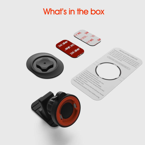 Car Phone Mount Without Magnetic, Stick On Dashboard 360° Rotatable Universal Cell Phone Holder with Ultra-Lock Quick