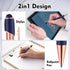 12 PCS 2 in 1 Stylus Ballpoint Pens with Stylus Tips, 1.0 mm Black Ink Metal Pens for Touch Screens, 12 Refills (Rose