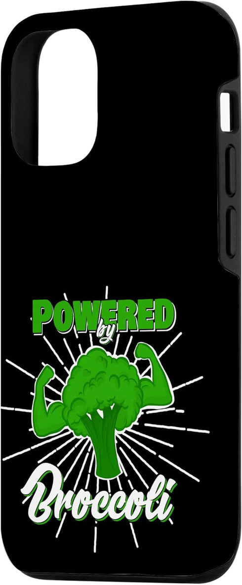 Powered by Broccoli 12/12 Funny Gym Design Case for iPhone Pro