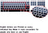 Ombre Grey Silicone Keyboard Skin Cover for iMac Wired USB Full Size Keyboard A1243 (G6 MB110LL/B, MB110LL/A)