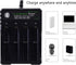 18650 Battery Charger 4 Bay Fast Charge for 3.7V Li-ion Batteries, USB Intelligent Universal Charger