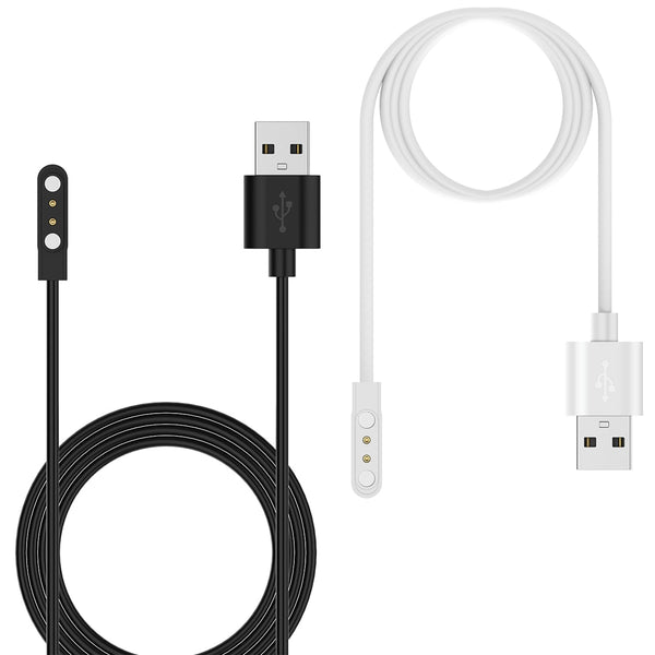 RuenTech 2-Pack Charger for Fitpolo Smart Watch ID205L IDW15 IDW13 IDW208P ID207, Replacement Charging Cable