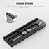 NEEWER 501PL Tripod Quick Release Plate, Compatible with MVH500AH MVH502AH, 6.3"/16cm Extended Mounting Plate
