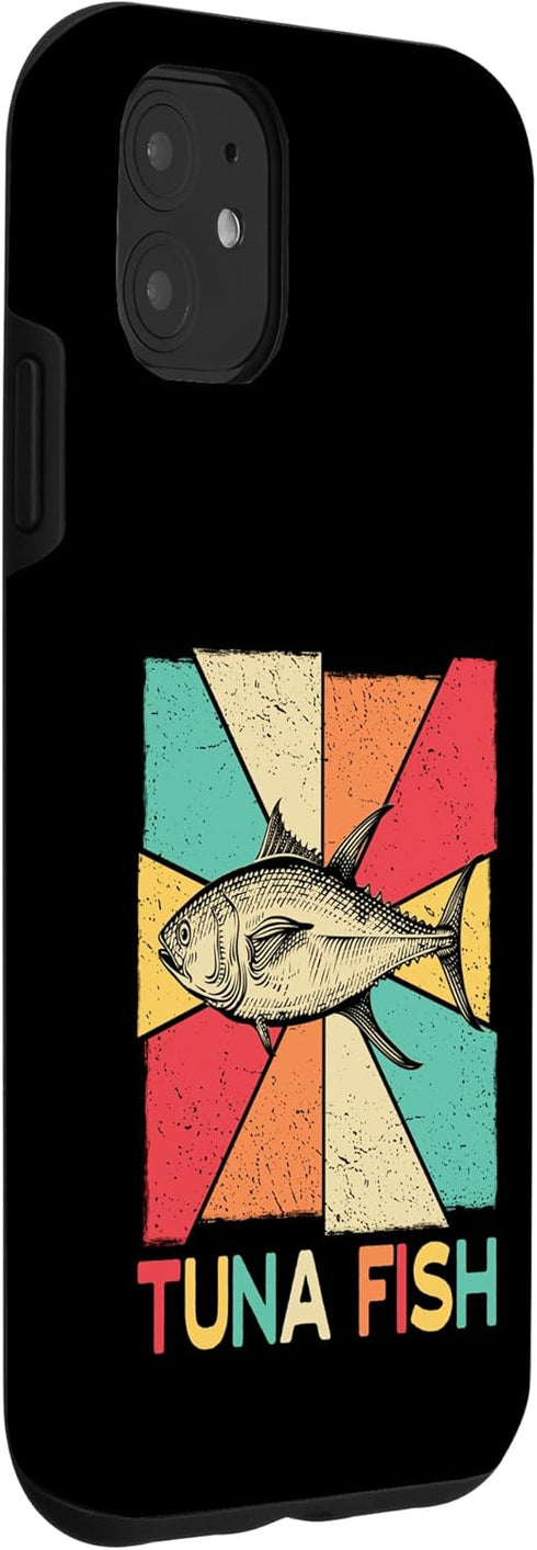 Tuna Fishing Apparel Co. 11 Vintage Tuna Fish Lover Retro Style Tuna Whisperer Gift Case for iPhone