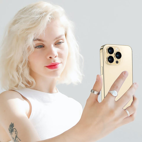Gold Camera Lens Protector for iPhone 13 Pro & Pro Max - Anti-Scratch Tempered Glass, Shockproof Full Protection.