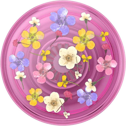 PopSockets Translucent Phone Grip with Expanding Kickstand, for Phone, Translucent PopGrip - Pink Ditsy Floral