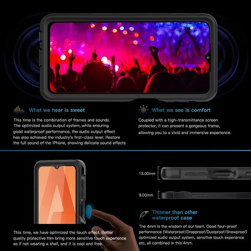 Ezanmull Samsung Galaxy A32 5G Waterproof Case – Rugged Full Body Underwater Protective Cover with Screen Protector