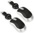 EEEKit Ultra Compact Black 3-Button USB Mouse, 3 x 1.57 x 0.98 in