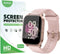 TOOBUR Smart Watch Screen Protector, 2.01 Full Coverage Clear TPU Soft Film (6 Pack) for IDW17 Smartwatch