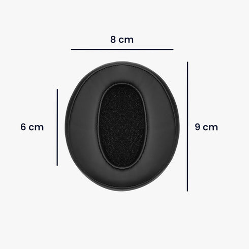 kwmobile Ear Pads for Sennheiser HD450BT / HD350BT, 2X Replacement Earpads, Black