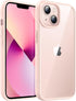 JETech iPhone 13 Case 6.1-Inch, Shockproof Bumper, Matte TPU Frame, Clear Anti-Scratch Back (Pink)