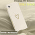 Teageo Cute Luxury Heart Phone Case for iPhone SE 2022, SE 2020, iPhone 7, iPhone 8, Soft Anti-Scratch Full Camera Lens