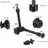 Truck Phone Stand with 10" Length Arm for 3.5~7.5" Smartphones, Multi-Angle Adjustable Aluminum Alloy Mount