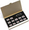 Aluminum SIM Card Case, Universal Waterproof Slim Mini Storage Case with 12 Nano SIM Card Slots, Gold