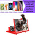 3D Screen Magnifier Amplifier - HD Projector for Movies & Games, Foldable Phone Stand for All Smartphones, Red