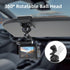 Car Sun Visor Mount VLOG/Video Holder, Quick Clip Mount for Car Sun Visor Compatible with DJI Action 4/3, Insta360, AKASO and More