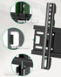 Fixed TV Wall Mount for 14-43 Inches Flat Screen TVs, Low Profile Bracket Holds Up to 55lbs, Max VESA 200x200mm