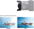 Reversible Lens Hood for Canon EF-M 15-45mm and RF-S 18-45mm Lens on EOS R100 R50 R10 R7 M50 M6 Mark II
