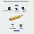 6PCS 3.5mm Male Plug to 6.35mm Female Stereo Jack Adaptor, Gold Plated Converter for Audio
