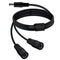 YINGAYOU DC Splitter Cable 5.5 x 2.1mm DC 2 Way Splitter 5V 6V