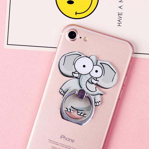 ZOSTLAND 3PCS Universal Phone Ring Holder, 360° Adjustable Finger Grip Stand for iPhone 15 14 13 12 MAX Plus (Big Eyes)
