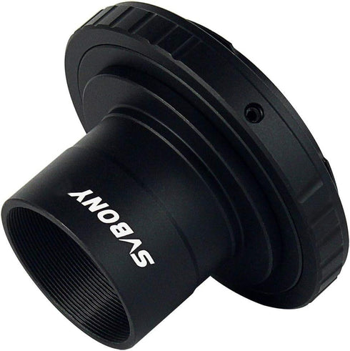 SVBONY Telescope Photo Adapter, T Adapter and T2 T Ring Adapter 1.25 inch Telescope Accessory Compatible for Nikon Camera and Telescope