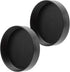 DAUERHAFT Camera Lens Rear Cover, 2Pcs Metal Lens Rear Cap Cover for M42 Screw Lens Mount