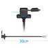 RIIEYOCA USB 2.0 Female 4pin Bare Wire Pigtail Cable with Dust Cap for DIY USB Equipment Repair and Replacement.