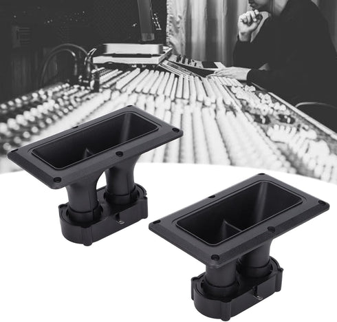 EBTOOLS Wide Dispersion Horn, 3 to 20KHz High Sensitivity Dual Drive Piezoelectric Horn Tweeters for Loudspeakers