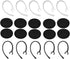 Zotech Universal Small Clamp Bluetooth Ear Hook Loop Clip and Foam, Set of 20